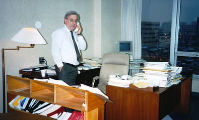 Will Rutt MD in Office at CCE - 1993